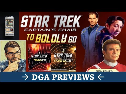 DGA Previews Board Games: Star Trek: Captain's Chair - To Boldly Go & Second Contact