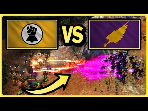 Imperial Fist vs Emperors Children - Dawn of War: DE - Unification Mod