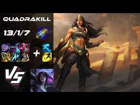 BOTTOM Sivir vs Kai'Sa [QUADRAKILL] - NA Grandmaster Patch 14.18