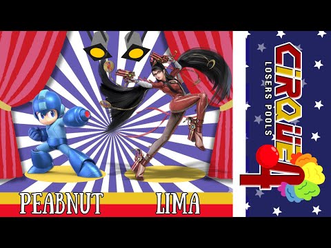 Peabnut (Mega Man) vs Lima (Bayonetta) - Cirque du CFL 4 - Ultimate Singles - Losers Pools