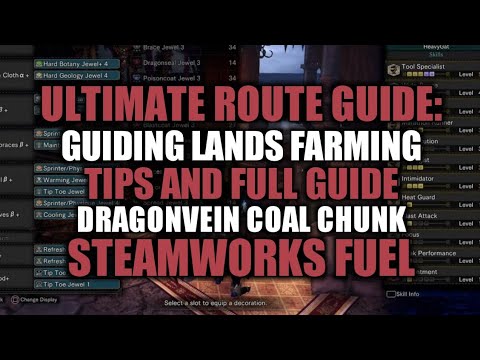 NEW ULTIMATE ROUTE GUIDE: STEAMWORKS FUEL DRAGONVEIN COAL CHUNK FARMING | MHW: ICEBORNE