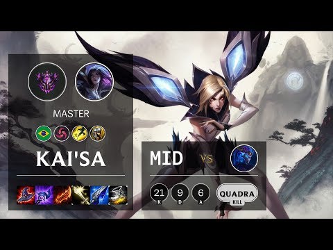 Kai'Sa Mid vs Aurelion Sol - BR Master Patch 10.11