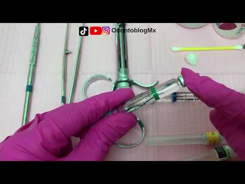Cartucho de anestesia dental