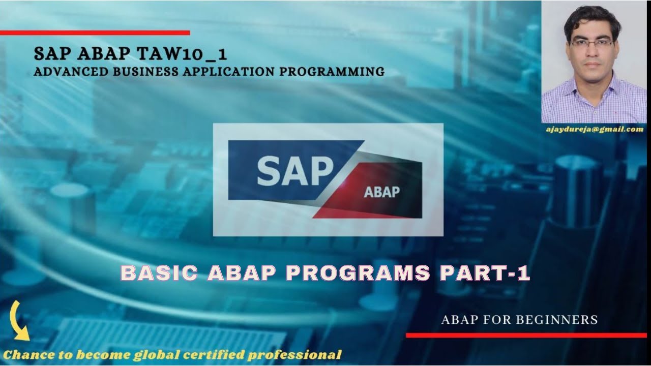 Basic ABAP Programs Part-1