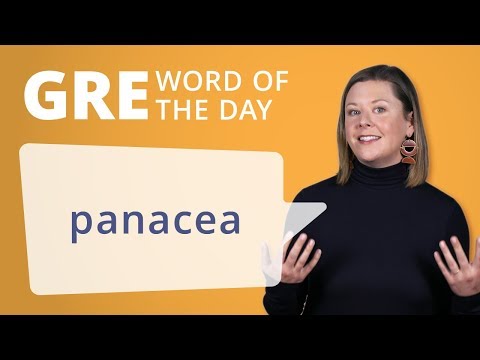 GRE Vocab Word of the Day: Panacea | Manhattan Prep