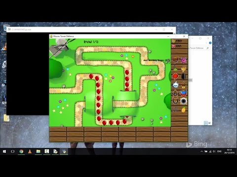 Old Bloons Tower Defense 5 Clone in Python