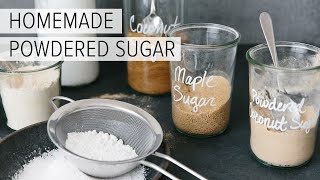 how to make icing with regular sugar and milk