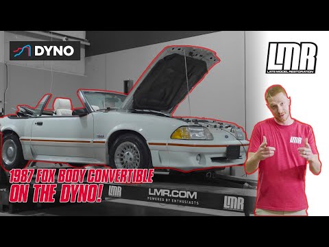 Rollin' In My 5.0 | 1987 White Convertible GT On The Dyno