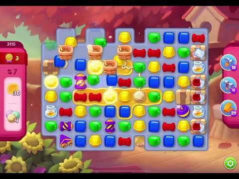 HomeScapes Level 3115 no boosters (11 moves)