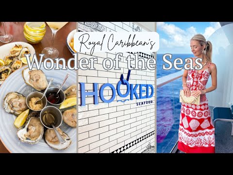 Hooked FULL dinner review | Royal Caribbean | Wonder of the Seas