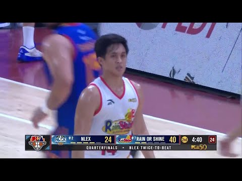 Andrei Caracut TWO TRIPLES for Rain or Shine vs. NLEX in 2Q 💣 | PBA Season 49 Philippine Cup