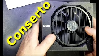 #02 Conserto Fonte Real EVGA 600B Defeito Liga Só Fora do PC