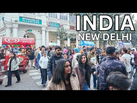 This is New Delhi 2025 🇮🇳 | India’s Massive Capital City (4K Walking Tour) 