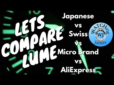 Lets compare LUME - Japanese vs Swiss vs MicroBrand vs AliExpress