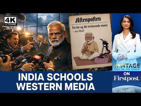 India Tears Into West's Lecturing | Norwegian Journalist Heckles PM Modi | Vantage on Firstpost | 4K