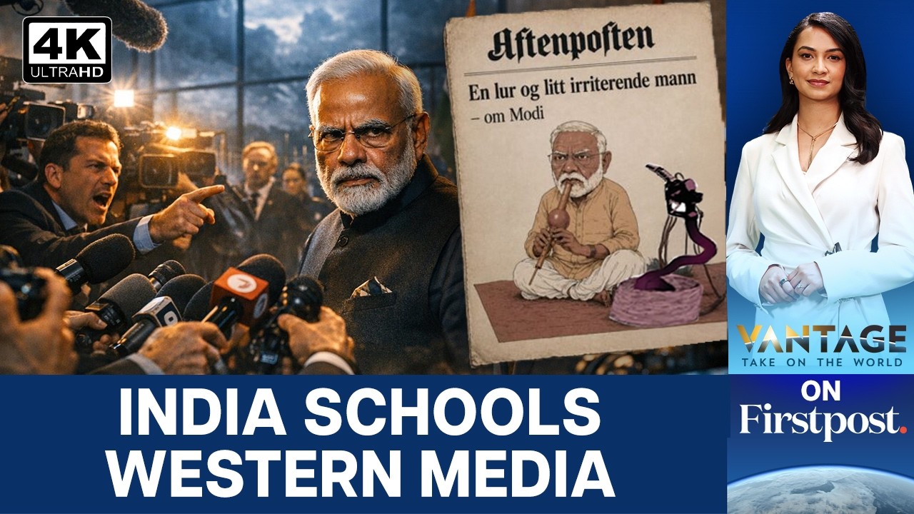 India Tears Into West's Lecturing | Norwegian Journalist Heckles PM Modi | Vantage on Firstpost | 4K
