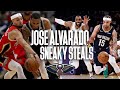 Jose 'Grand Theft' Alvarado sneaky steals | New Orleans Pelicans