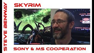 Skyrim on PS4 - (Defeating Miraak) / Sony & Microsoft cooperation