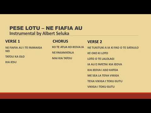 Pese Lotu Tuvalu - Ne fiafia au