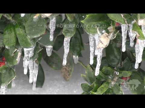 01-30-2023 Denton and wise county, TX - Semi's stuck on hill cause 2 mile long back up-drone