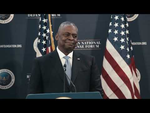 Secretary of Defense delivers keynote at Reagan National Defense Forum