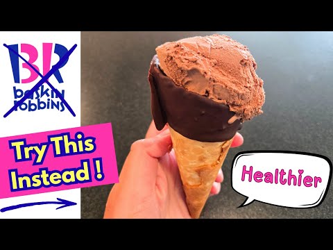 Guilt-Free Ice Cream Cone 🍦 Healthier Than Baskin-Robbins & Just As Tasty!