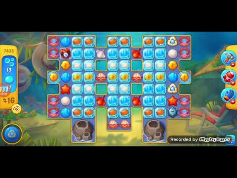 fishdom gameplay / level 7435 / It is like the ads? / thank you 피쉬돔 / 모바일 게임 / 중독성 있는 게임 / 구독 좋아요