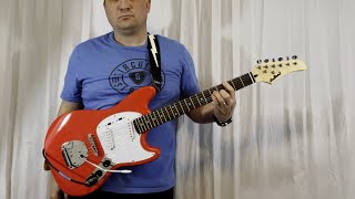 Video thumbnail for Jag-Stang Tribute Guitar - Glarry Mod Project by CircuitsAndStrings