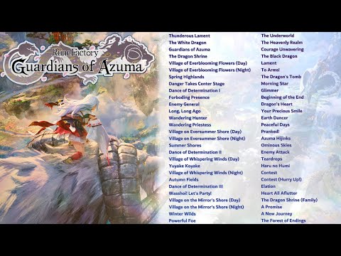 Rune Factory: Guardians of Azuma Full OST w/Timestamps