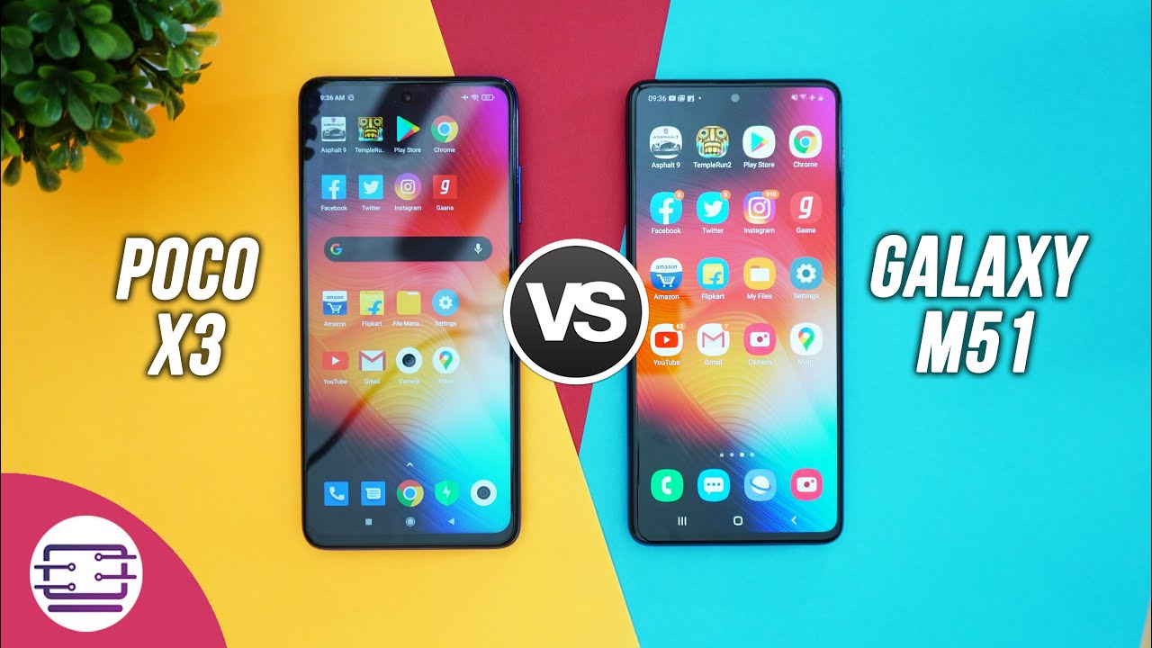 Poco X3 vs Samsung Galaxy M51 Speedtest [SD732G vs SD730G]