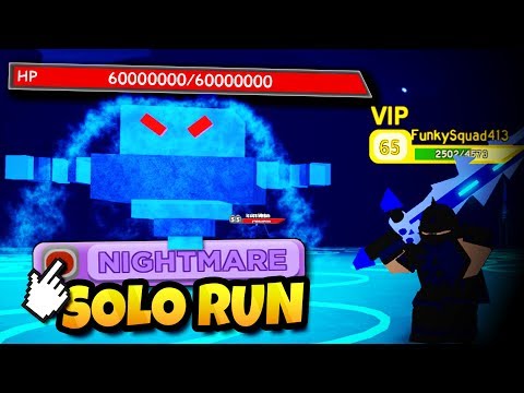 Solo Beating Nightmare Mode Su Dungeon Quest Avamposto Invernale Roblox Billon - dungeon quest boss raids update roblox live stream grinding giveaways
