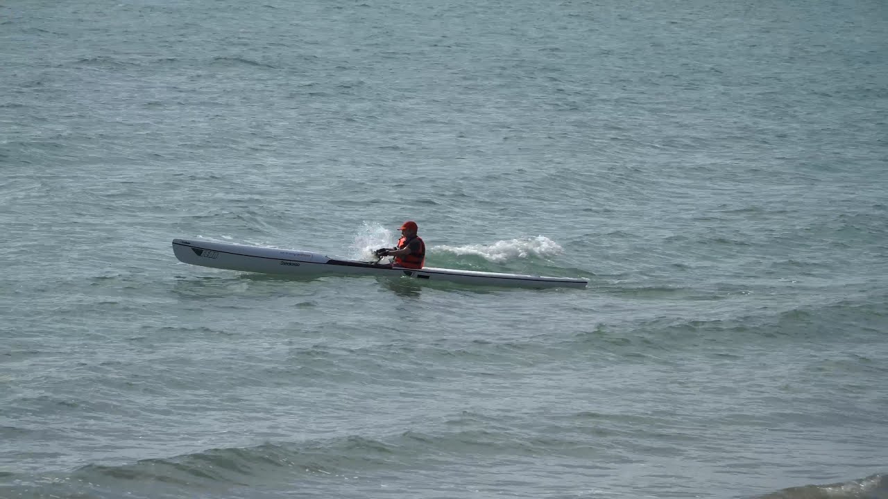 First time on a Fenn Mako Elite surfski! Part 3
