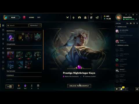 prestige kayn unlock