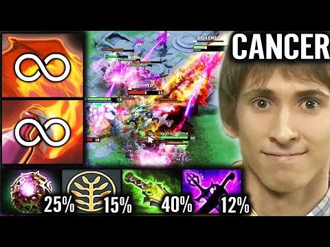 WTF 92% Magic AMP DENDI with New Cancerous Mid [Batrider] EPIC 7.20 Dota 2 Gameplay