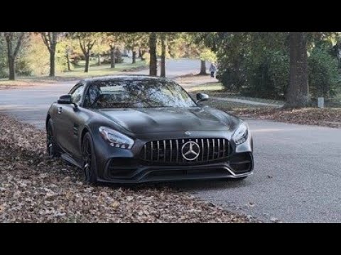 AMG GTS In the Fall. Akrapovic full exhaust.