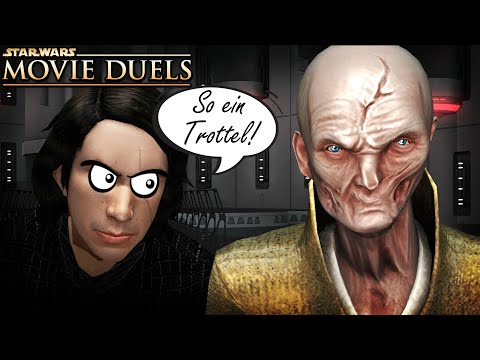 Kylo Ren is yelling and killing everything 😂 - Star Wars Movie Duels | German Gameplay