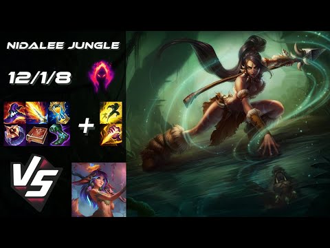 JUNGLE Nidalee vs Lillia - EU Challenger Patch 14.13