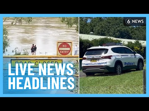 LIVE: Flash flooding after Cyclone Alfred; NSW Police confirm 'fake terror plot' | 6 News