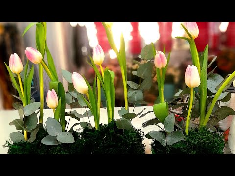 🌷 tulip table bouquet,love ❤️🌷 #special flower#pink#favoriteflower.