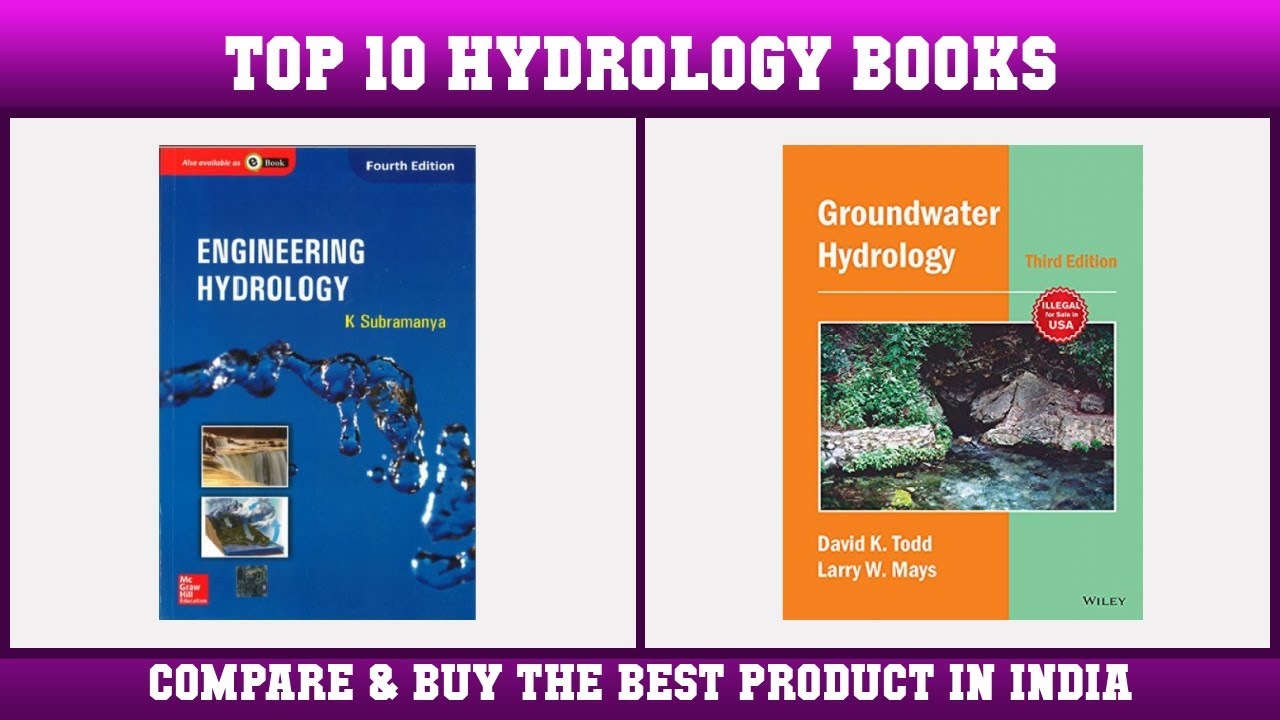 Top 10 Hydrology Books to buy in India 2021 | Price & Review