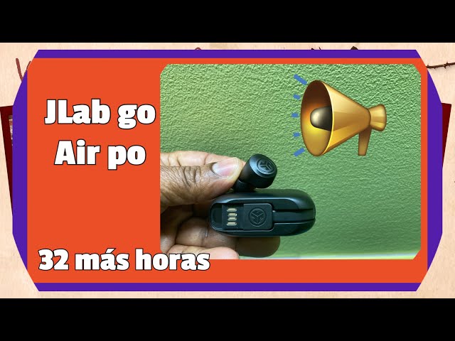 Vídeo relacionado con JLab Go Air Pop+ Auriculares Inalambricos Bluetooth, Wireless Earbuds 35+ Horas Rendimiento con Caja de Carga - Audifonos Bluetooth Inalambricos con Micrófono, Dual Connect, App, Negro Medianoche