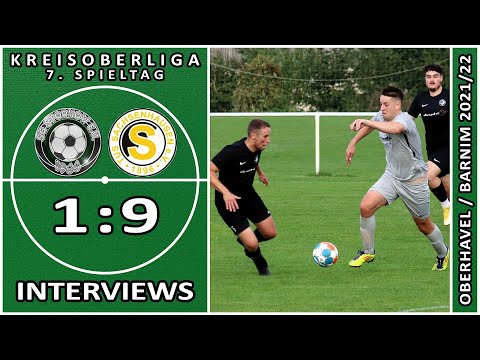 SG STORKOW - TUS 1896 SACHSENHAUSEN II 1:9 - Interviews [KOL 2021/22 - 7. Spieltag]