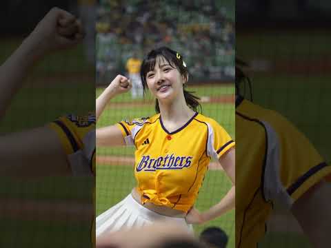 衣宸の全力応援💖이진의 뜨거운 열정! 竟讓陳子豪打出全壘打！？🎉⚾️