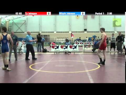 FILA Cadet 63 KG Ty Johnson vs. Micah Johnson