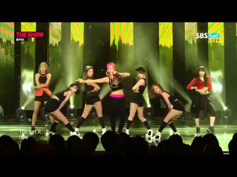 140902 [SBS The Show] Lip Service - Too Fancy