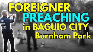 preview picture of video 'Foreigner Preaches in Baguio City'