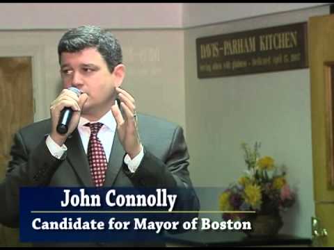 John Connoly, Candidate for Mayor of Boston