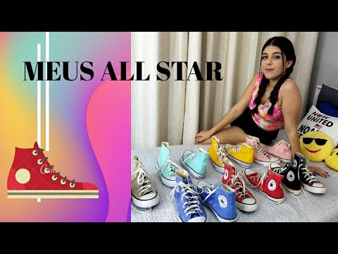 MOSTRANDO OS MEUS ALL STAR  #ALLSTAR #AMOTENIS