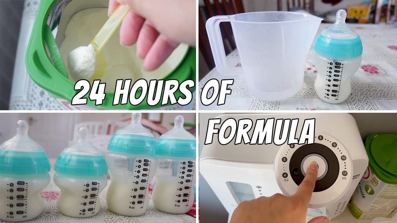 Watch video How to Make Baby Formula for the Day 🍼 | 24 Hours | First Time Mum UK Now How to Make Baby Formula for the Day 🍼 | 24 Hours | First Time Mum UK