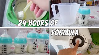 How to Make Baby Formula for the Day 🍼 | 24 Hours | First Time Mum UK